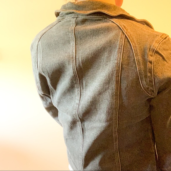 Jean Jacket w/ Zipper - Picture 3 of 3